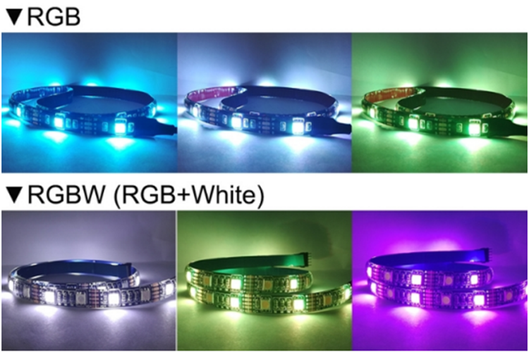 Illuminating the Difference: A Closer Look at RGB and RGBW Strip Lights
