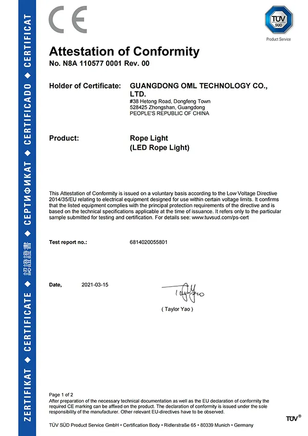 LVD-CERT-N8A